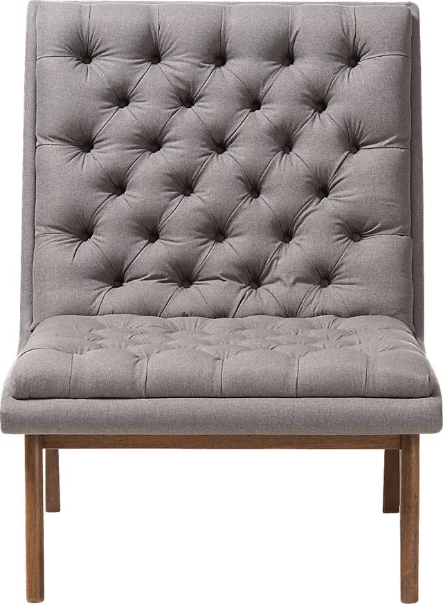 Minneha Gray Accent Chair - Thumbnail - Image 3