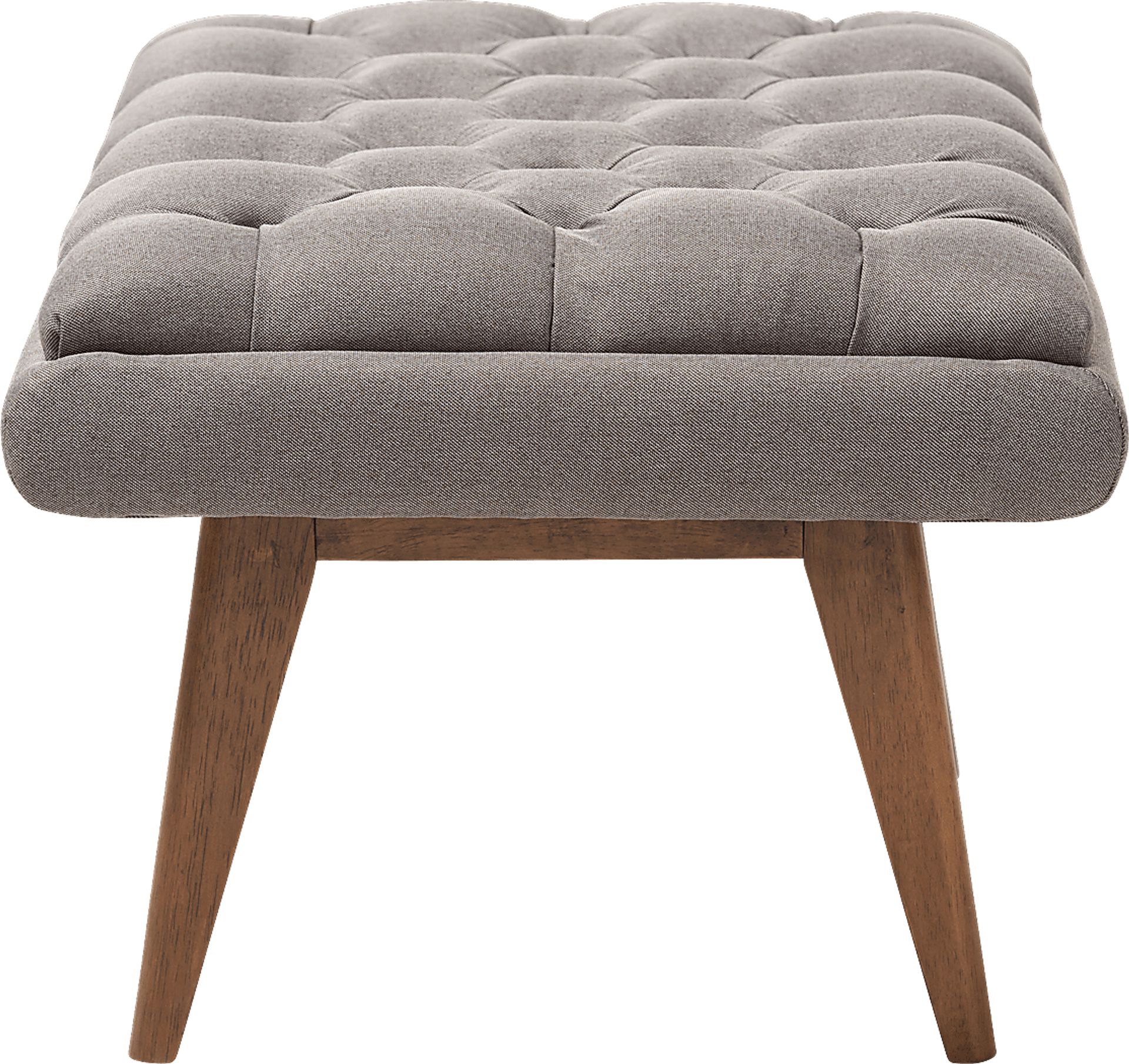 Minneha Gray Ottoman - Image 3
