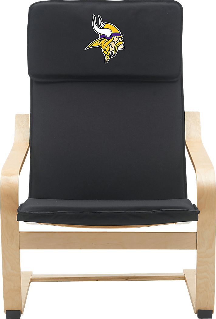 Minnesota Vikings Black Accent Chair - Thumbnail 5