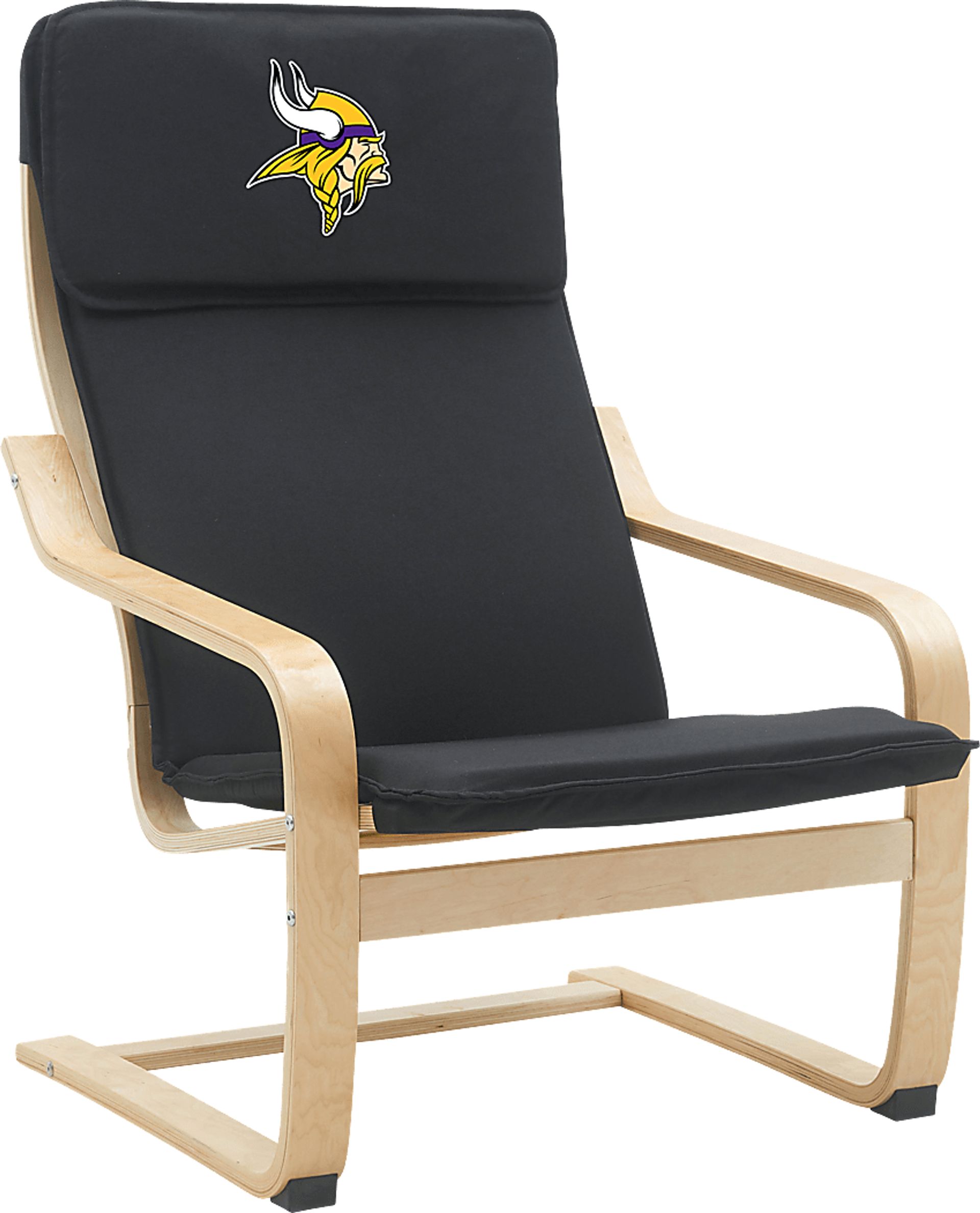 Minnesota Vikings Black Accent Chair - Image 1