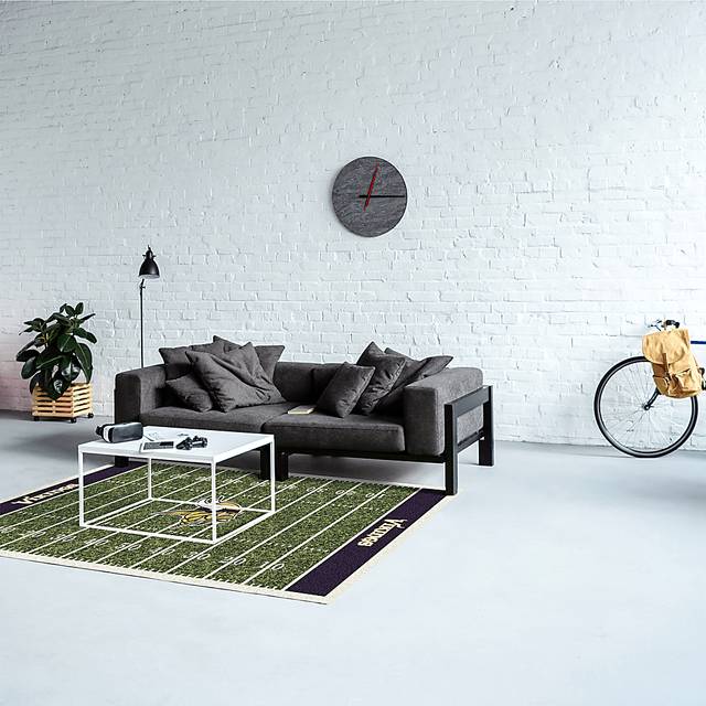 Minnesota Vikings Green 4' x 6' Rug - Thumbnail - Image 3