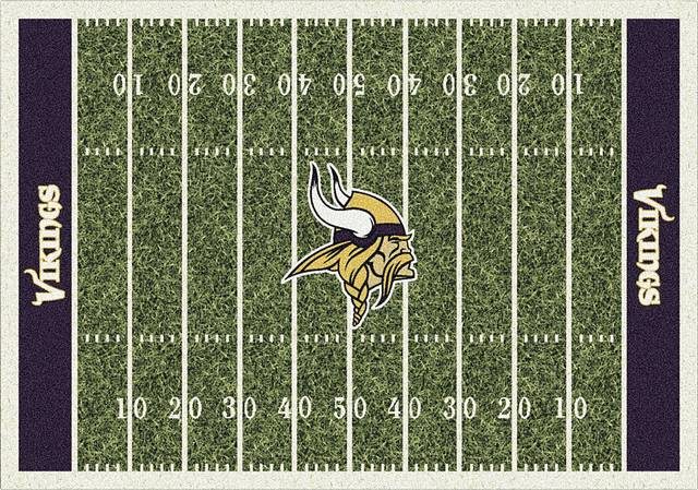 Minnesota Vikings Green 4' x 6' Rug - Thumbnail - Image 1