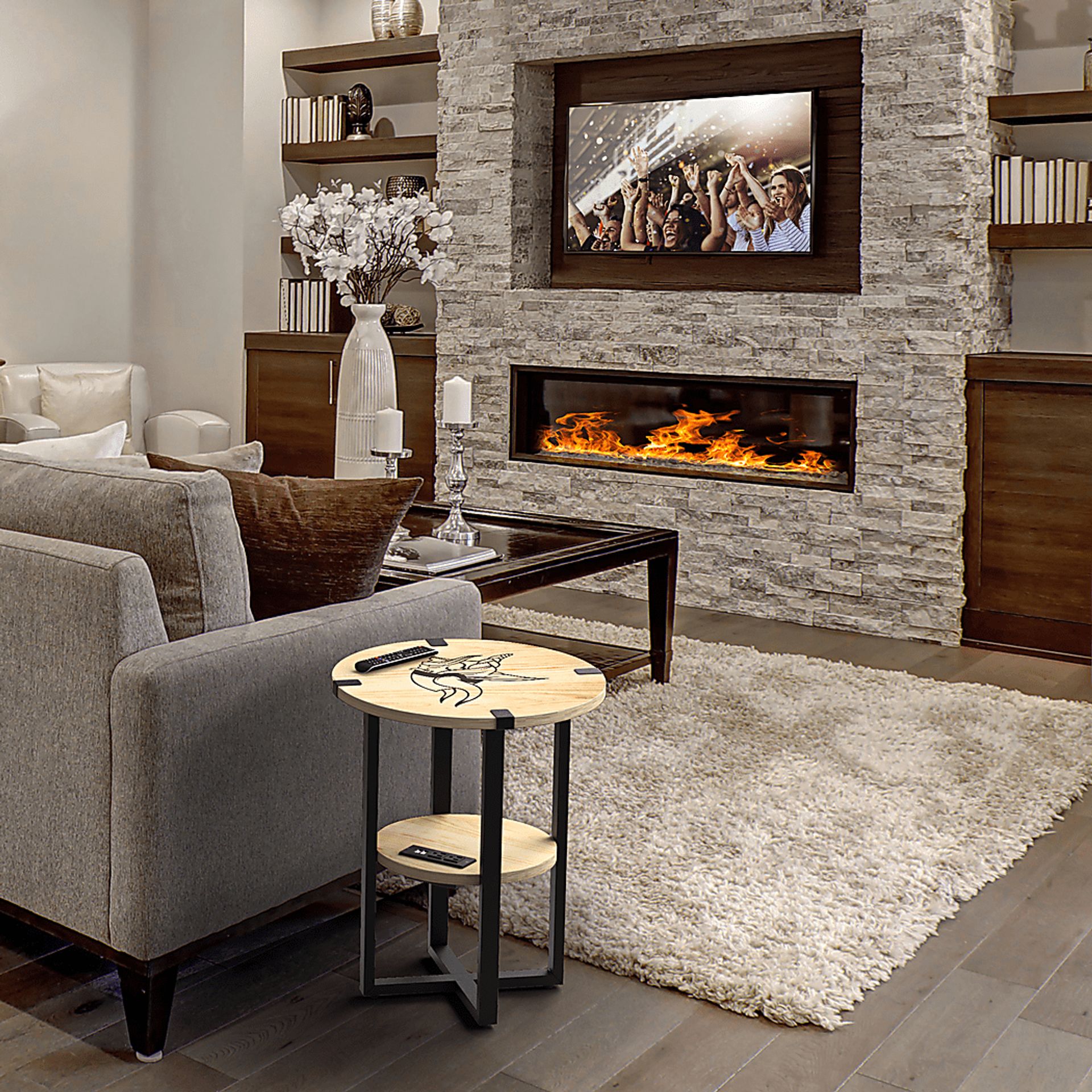 Minnesota Vikings Side Table - Image 2