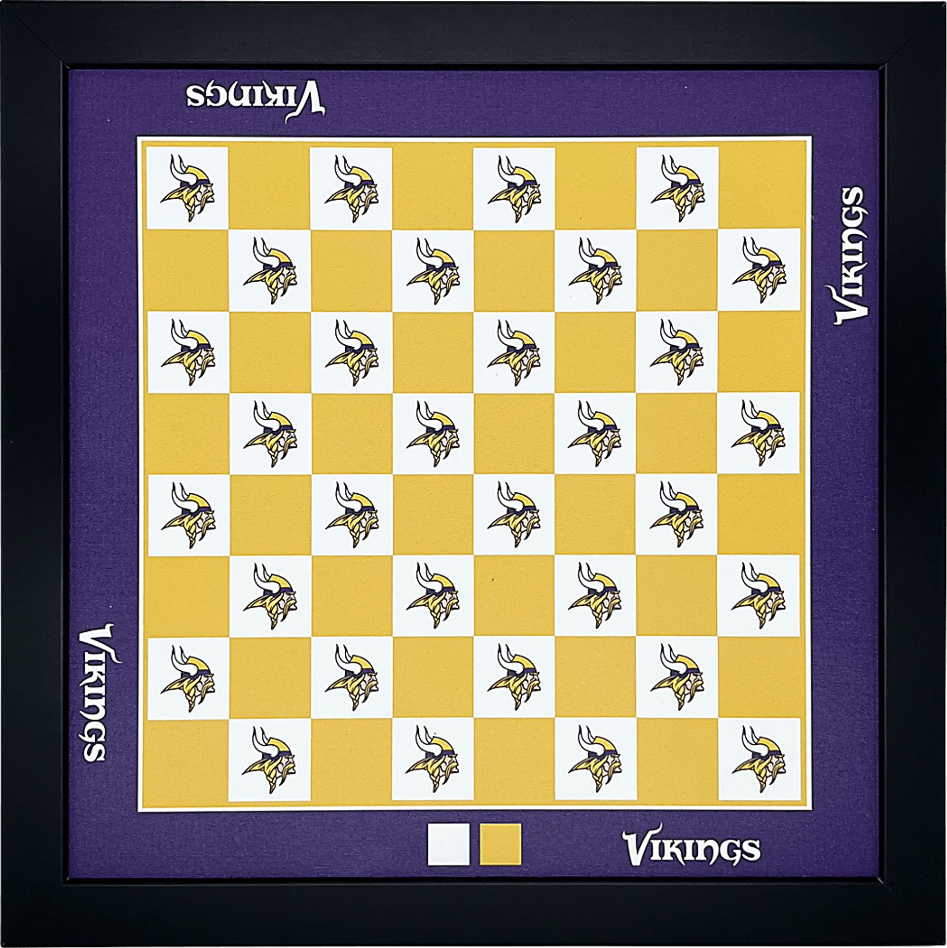 Minnesota Vikings Wall Chess Set - Image 1