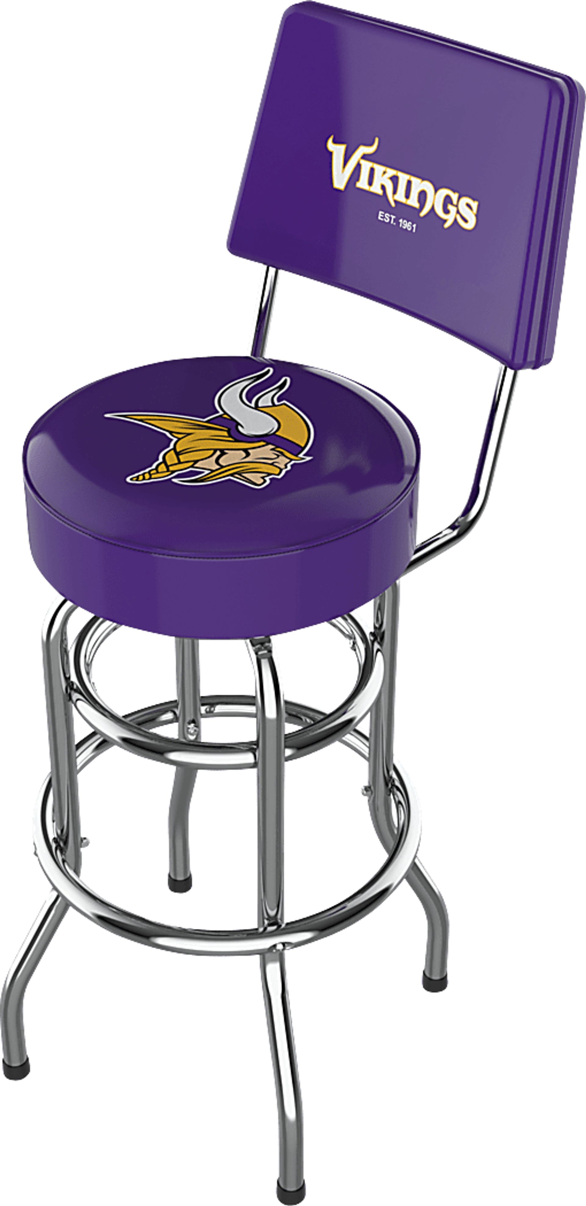 Minnestoa Vikings Purple Barstool - Image 1