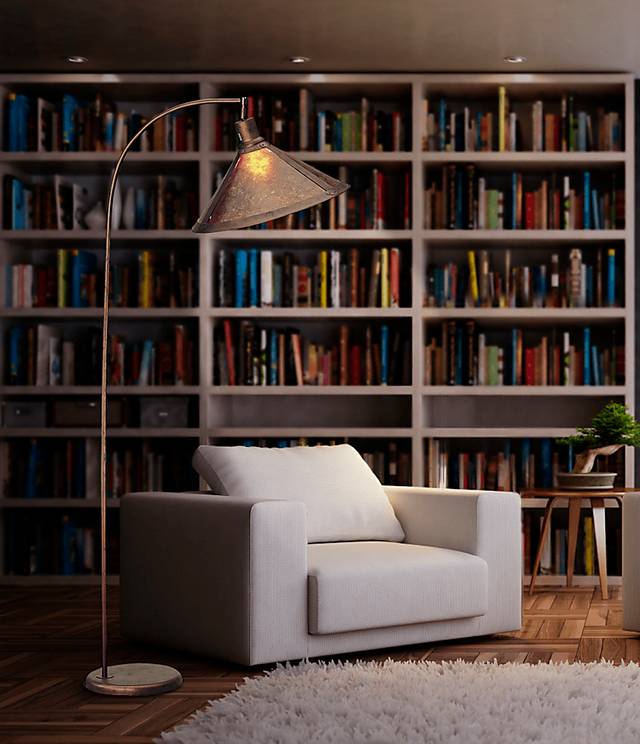 Minnette Copper Floor Lamp - Thumbnail - Image 2