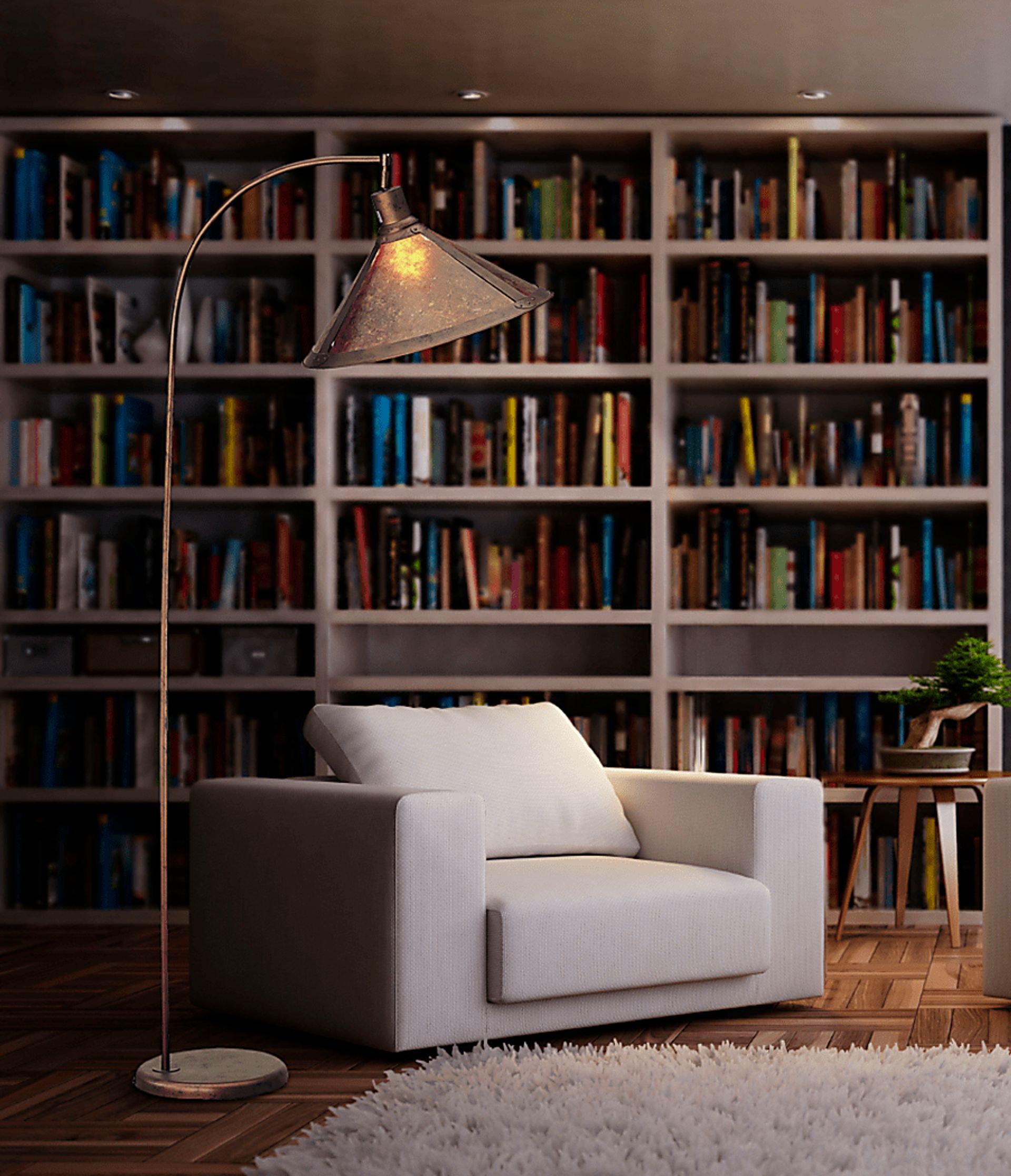 Minnette Copper Floor Lamp - Image 2