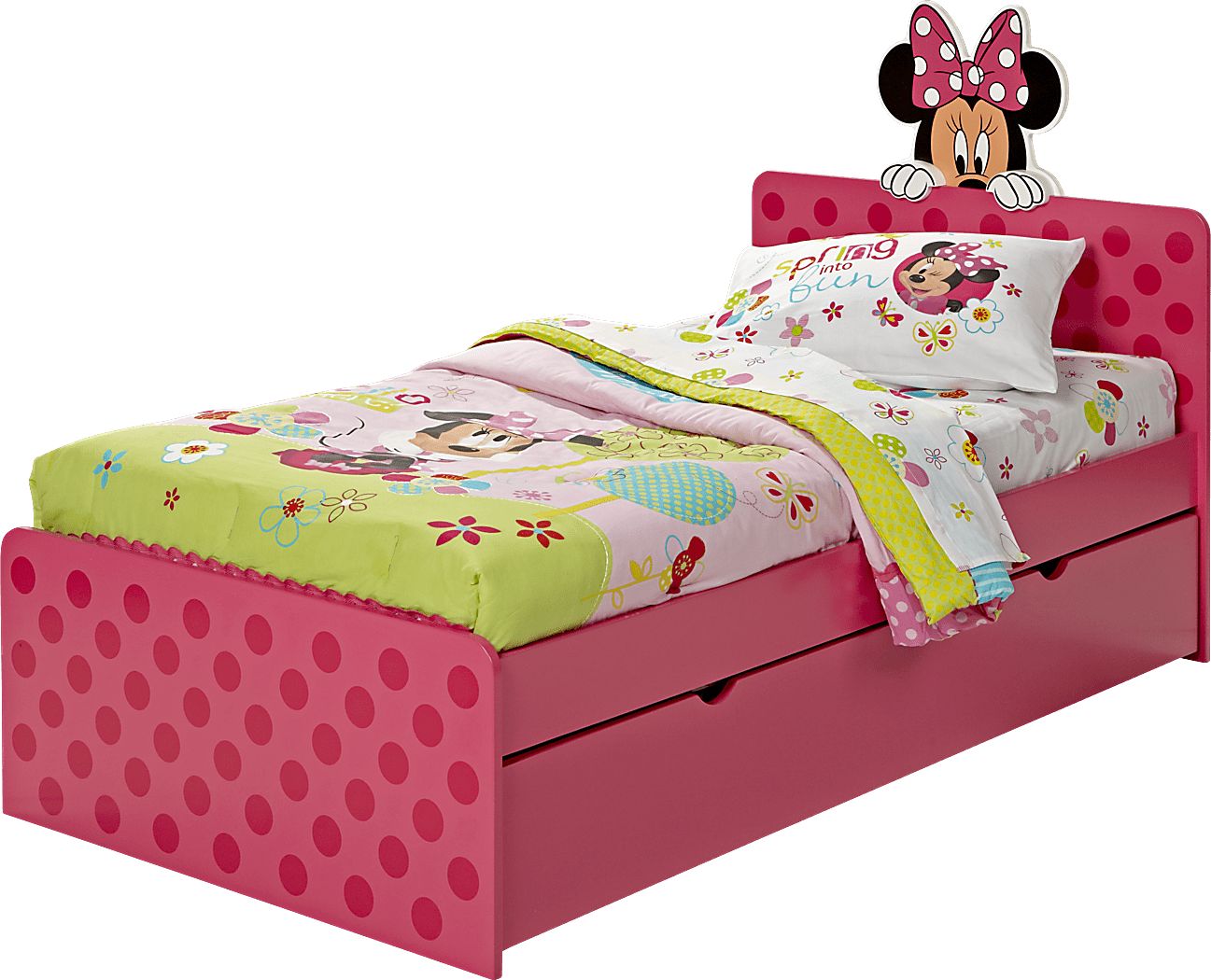 Disney minnie mouse store twin car bed