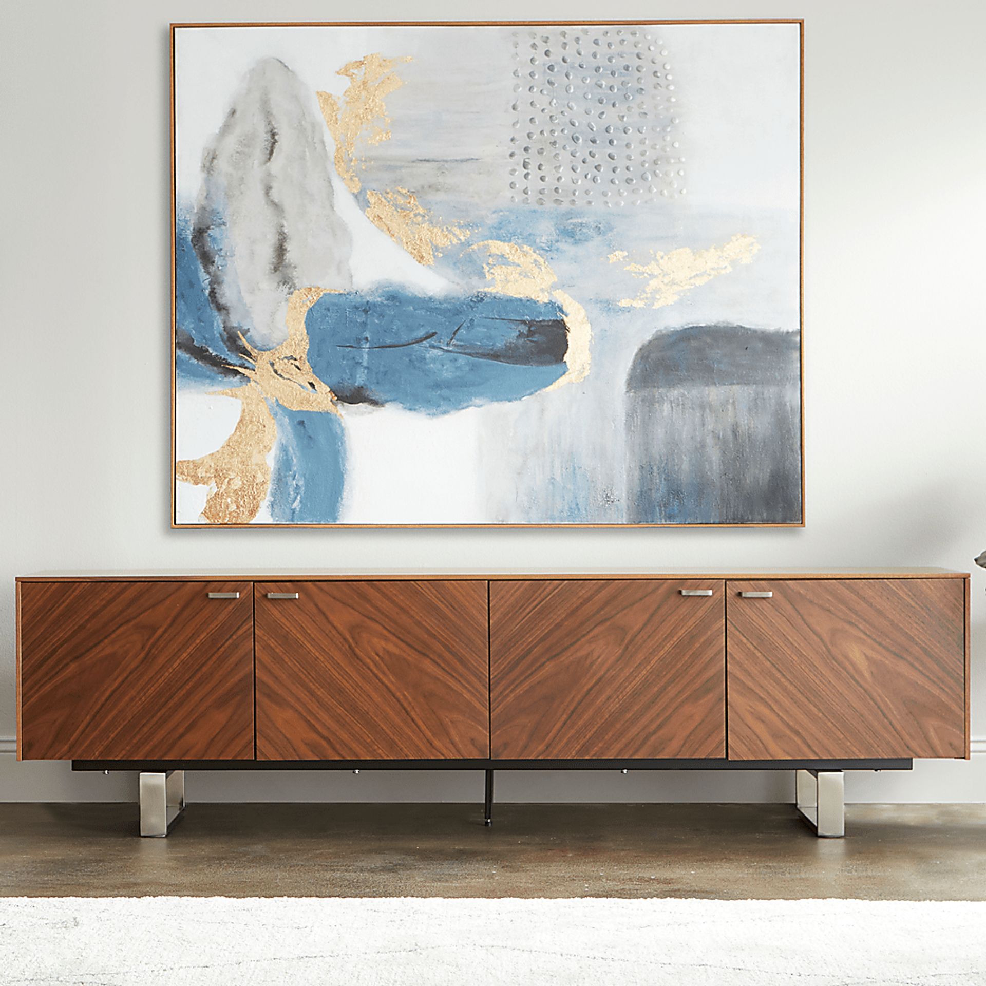 Minno Walnut 71in. Console Table - Image 2