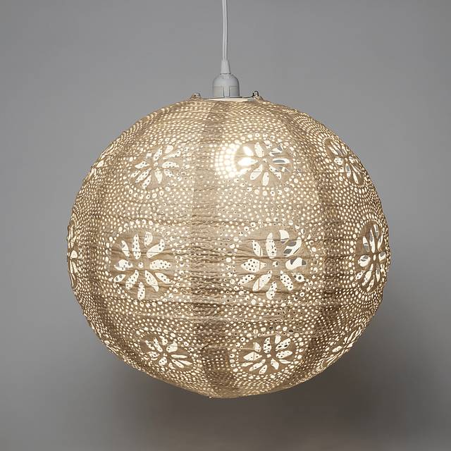 Mino Oaks Outdoor Cream Lantern - Thumbnail - Image 8