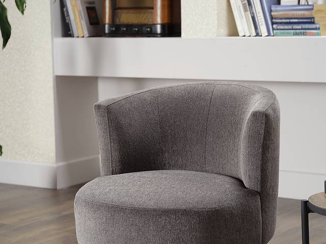 Minoso Gray Accent Chair - Thumbnail - Image 4