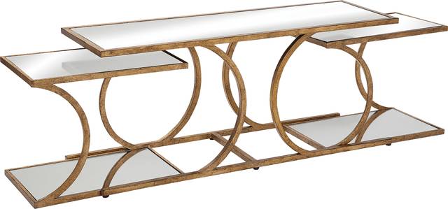 Minshal Gold Cocktail Table - Thumbnail - Image 1