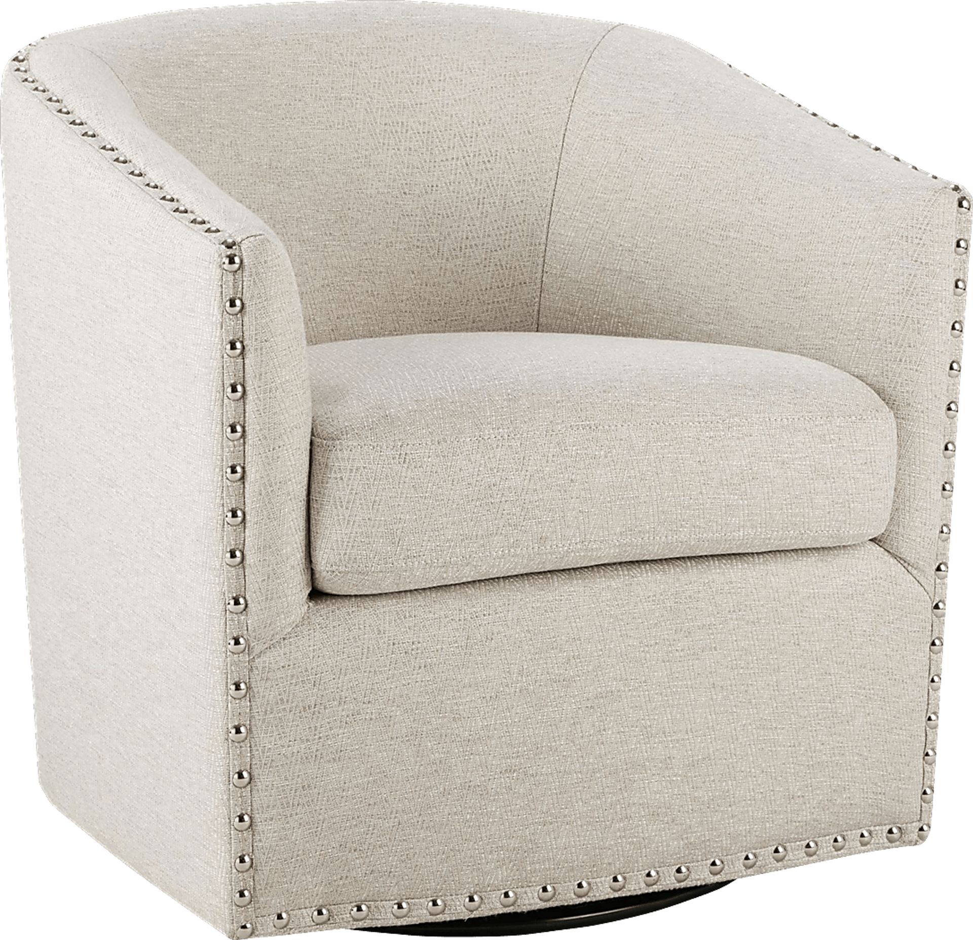 Minturn Natural Accent Swivel Chair - Image 1