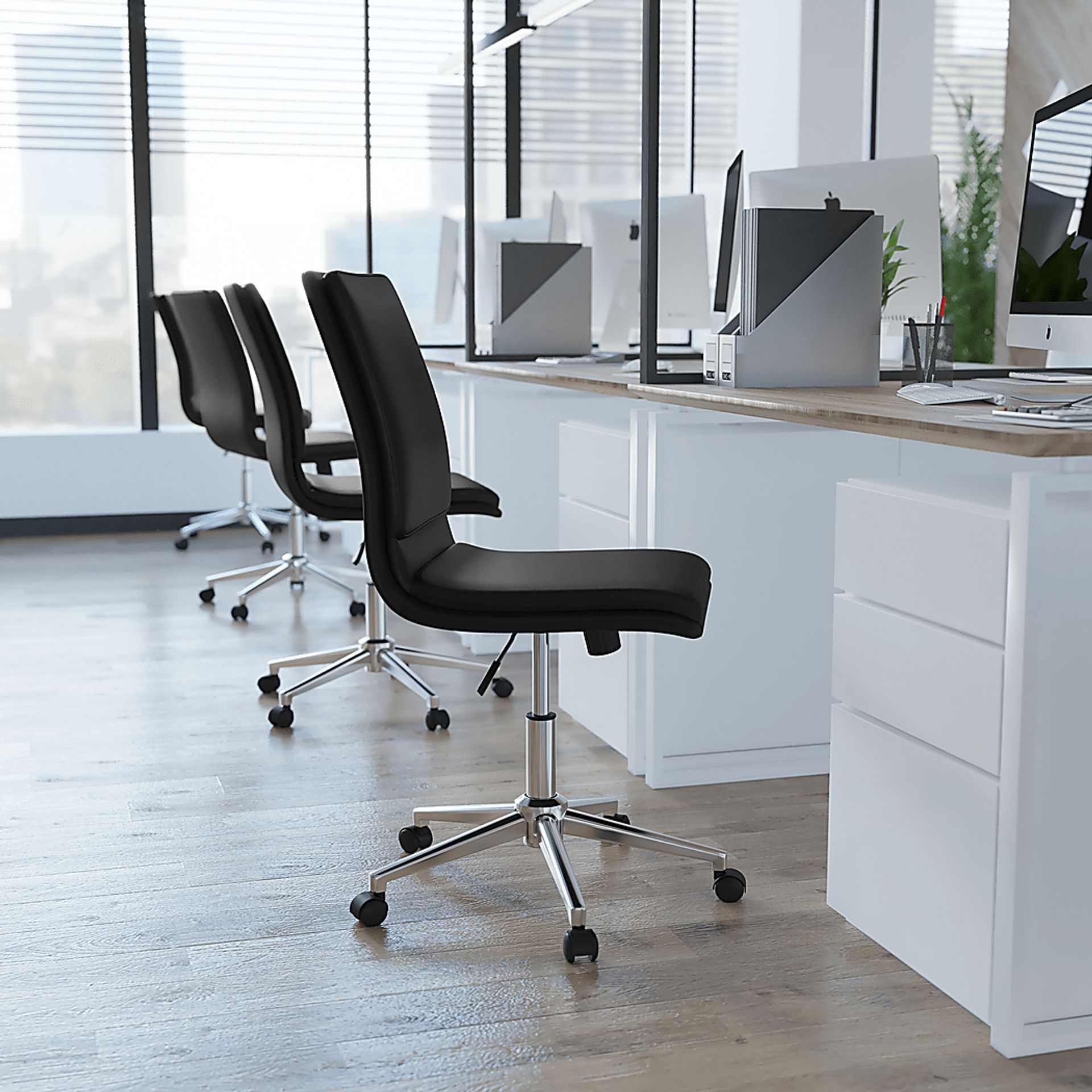 Minuet Black Office Chair - Image 3