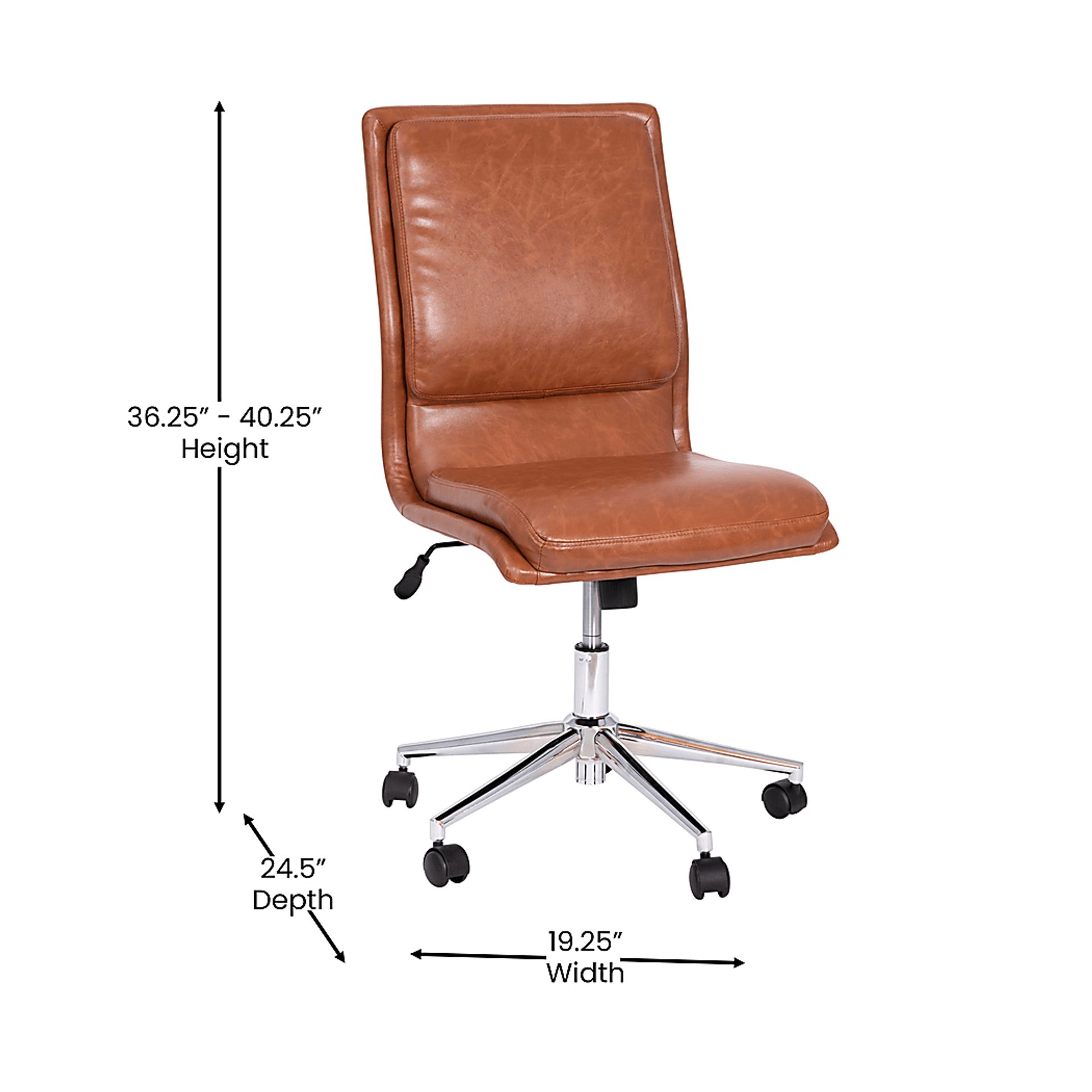 Minuet Brown Office Chair - Image 9