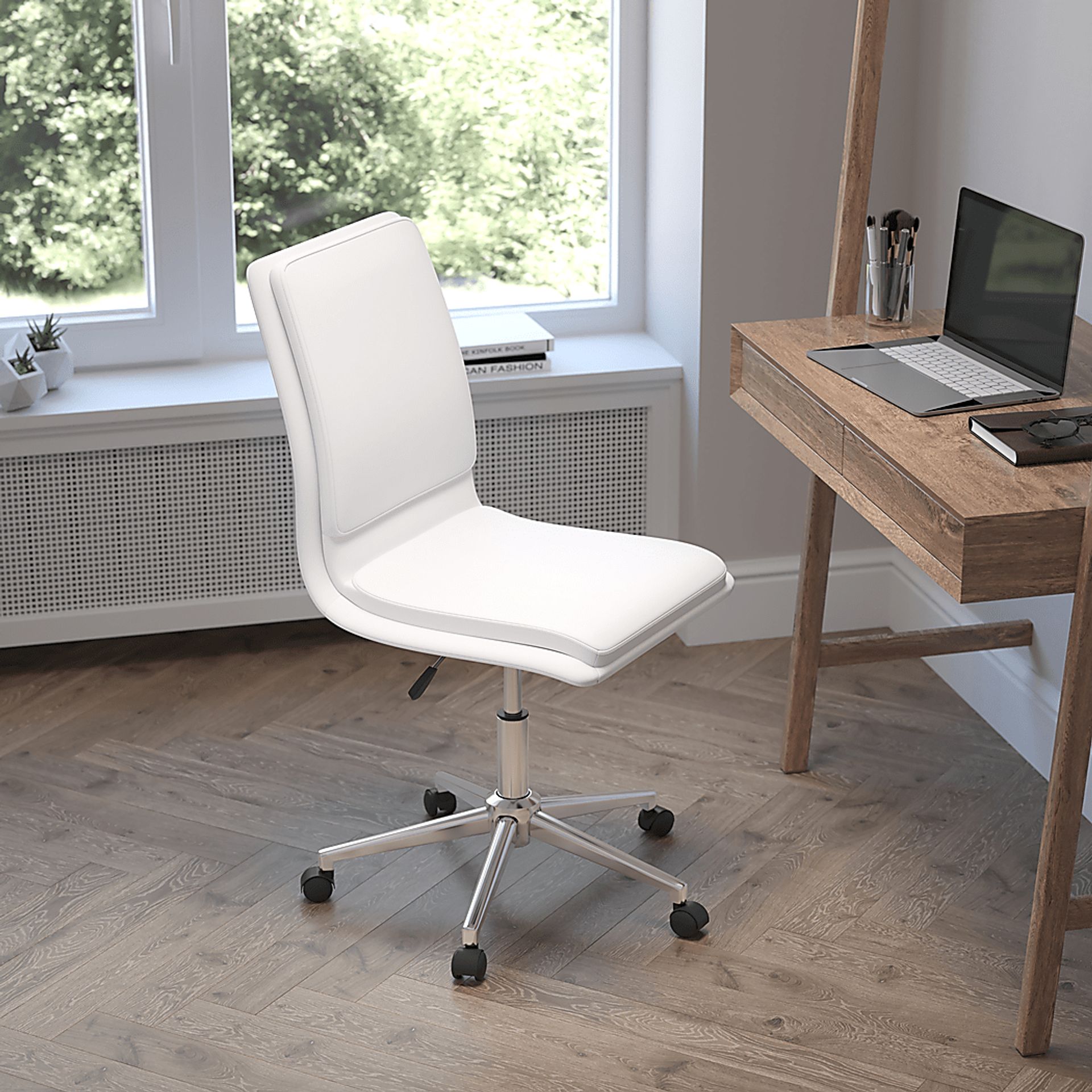 Minuet White Office Chair - Image 2