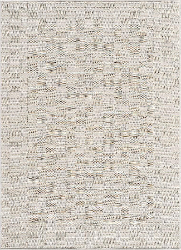 Minya Beige 7'6 x 10' Indoor/Outdoor Rug