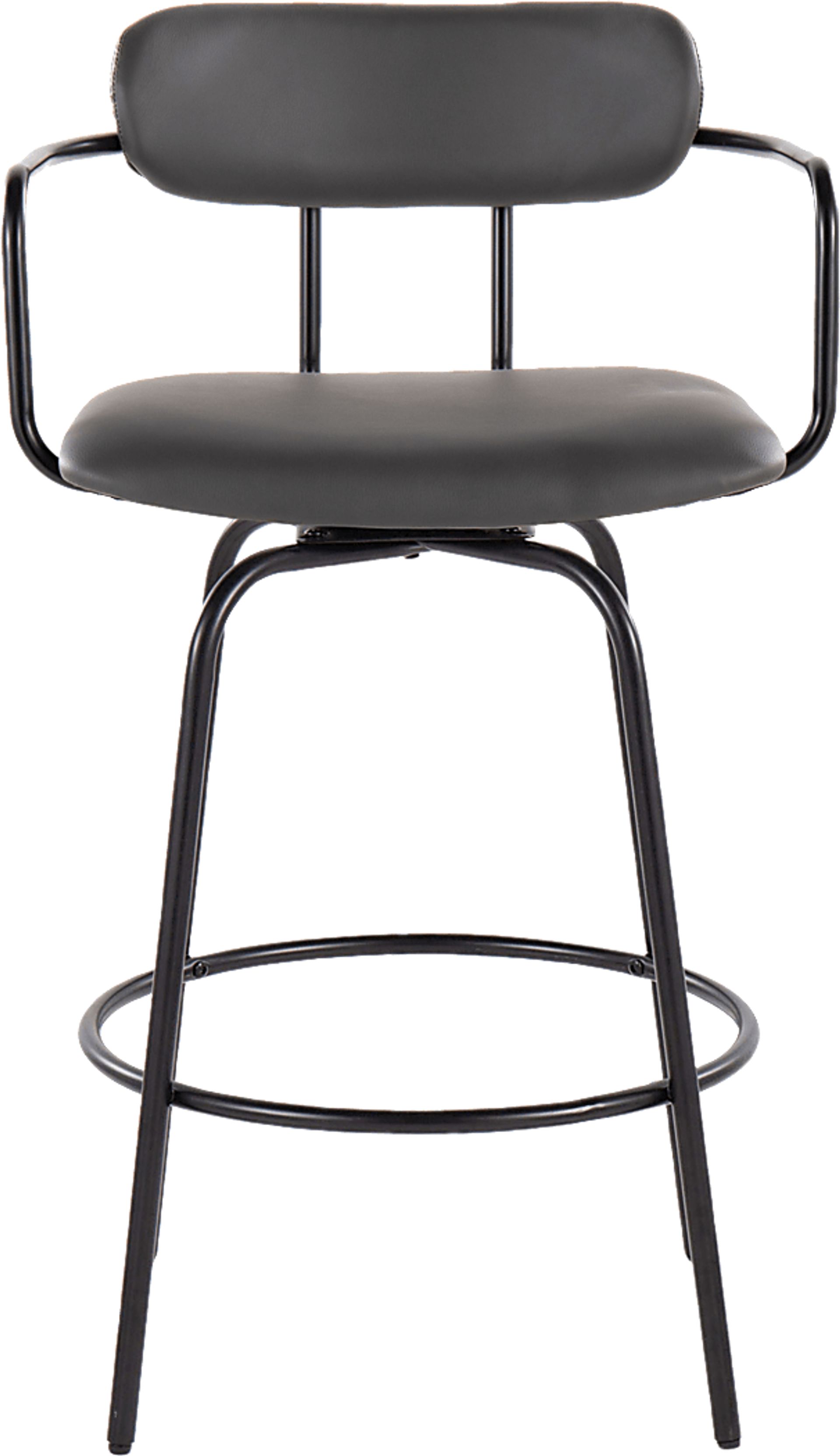 Mirahill II Gray Counter Height Stool, Set of 2 - Image 6