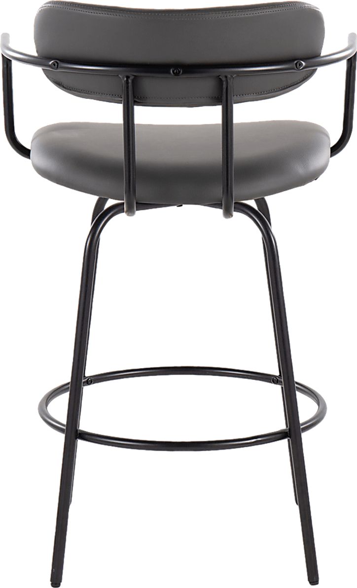 Mirahill II Gray Counter Height Stool, Set of 2