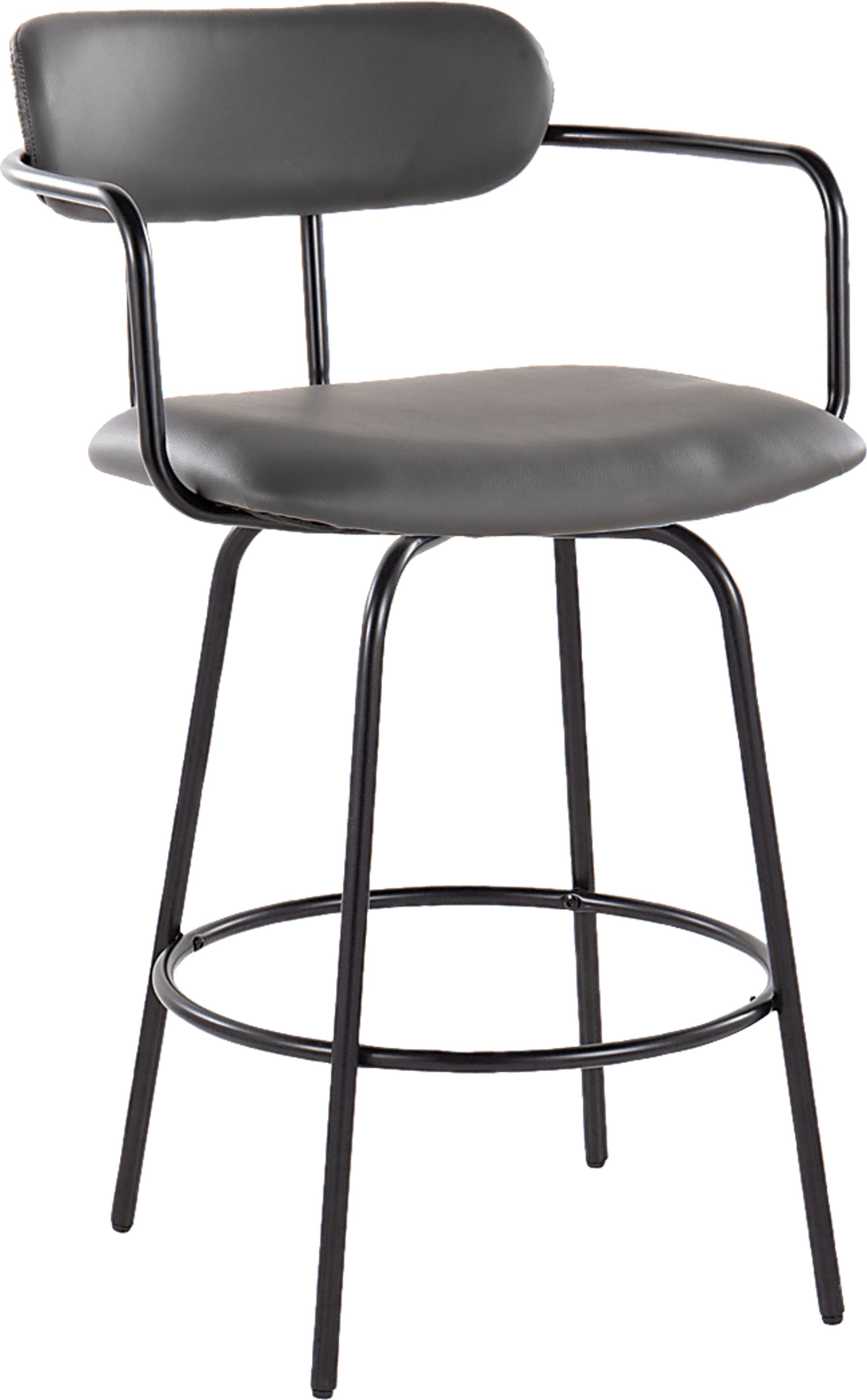 Mirahill II Gray Counter Height Stool, Set of 2 - Image 9