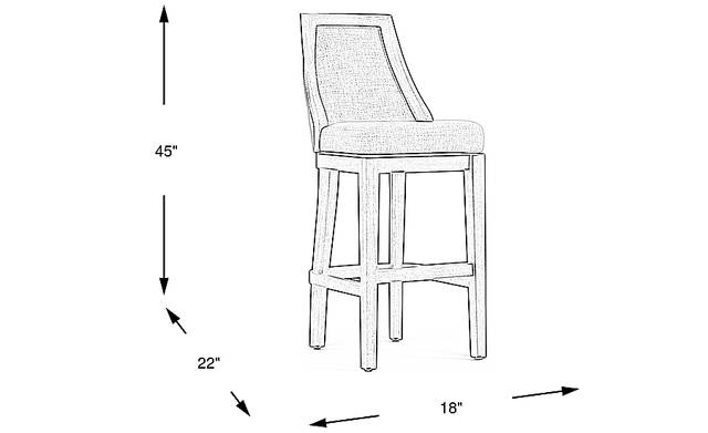 Dimension Image. Please refer to the Dimension Tab on this page for dimension details.