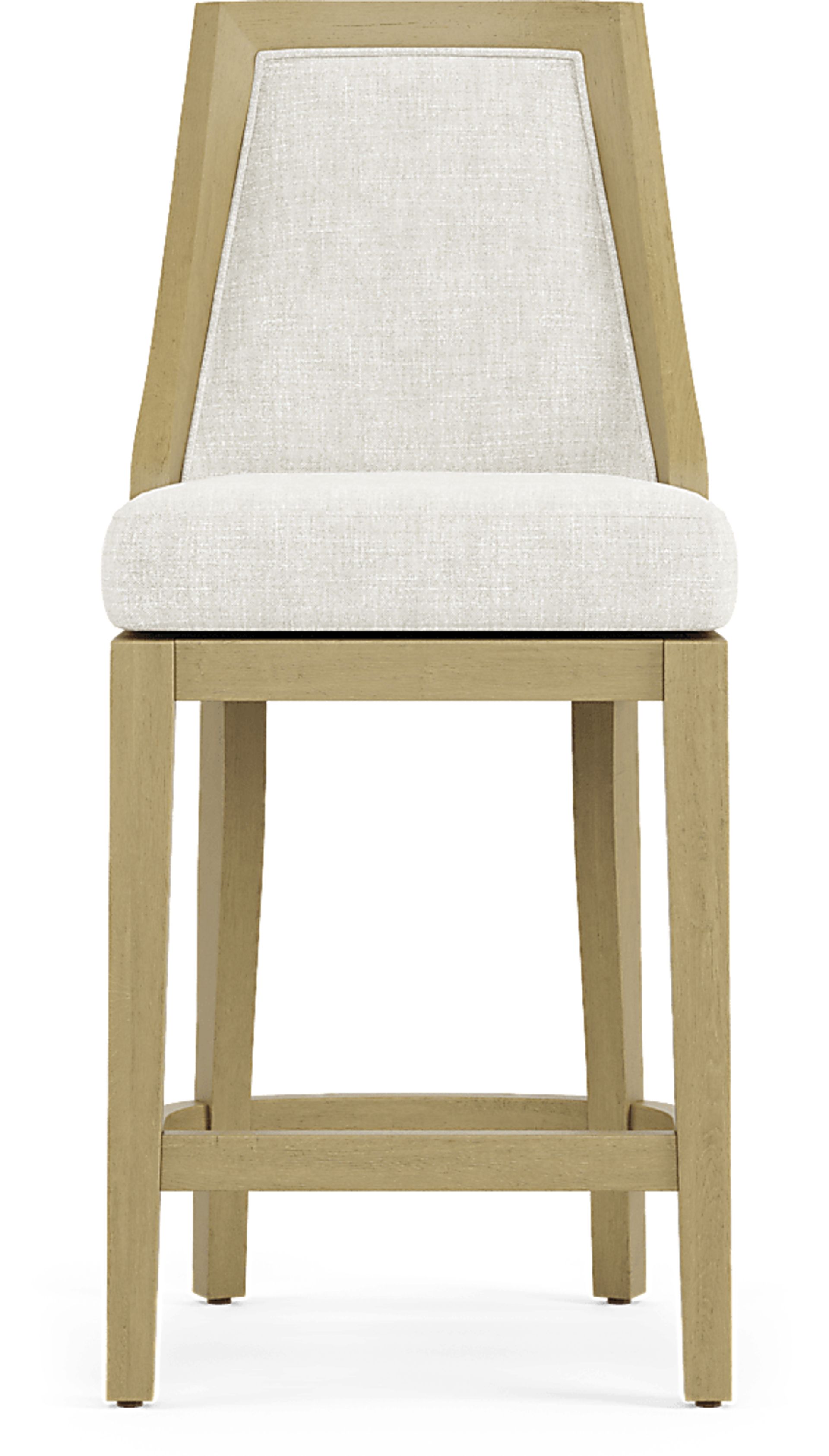 Miramar Oak Counter Height Swivel Stool - Image 2