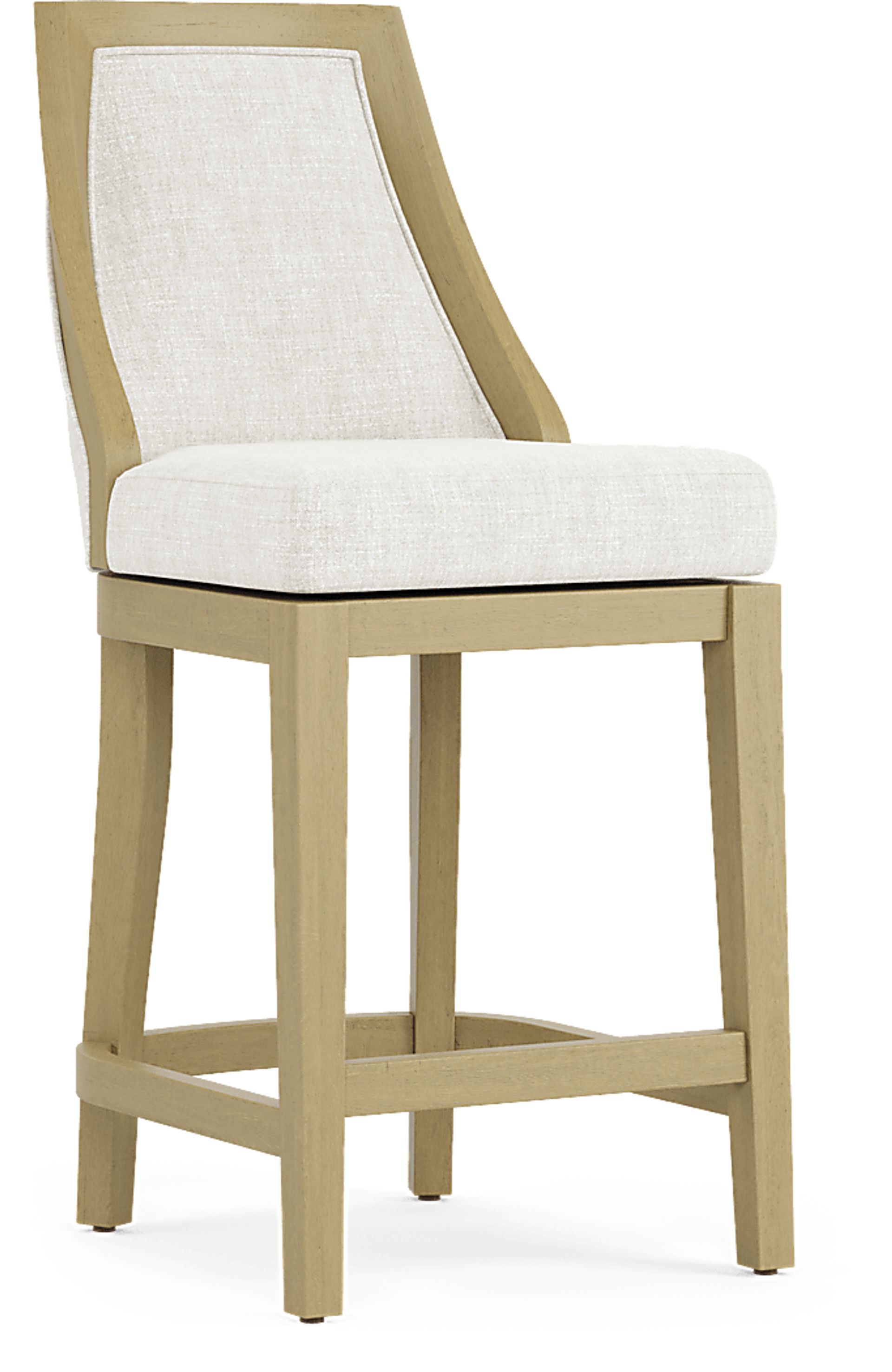 Miramar Oak Counter Height Swivel Stool - Image 1
