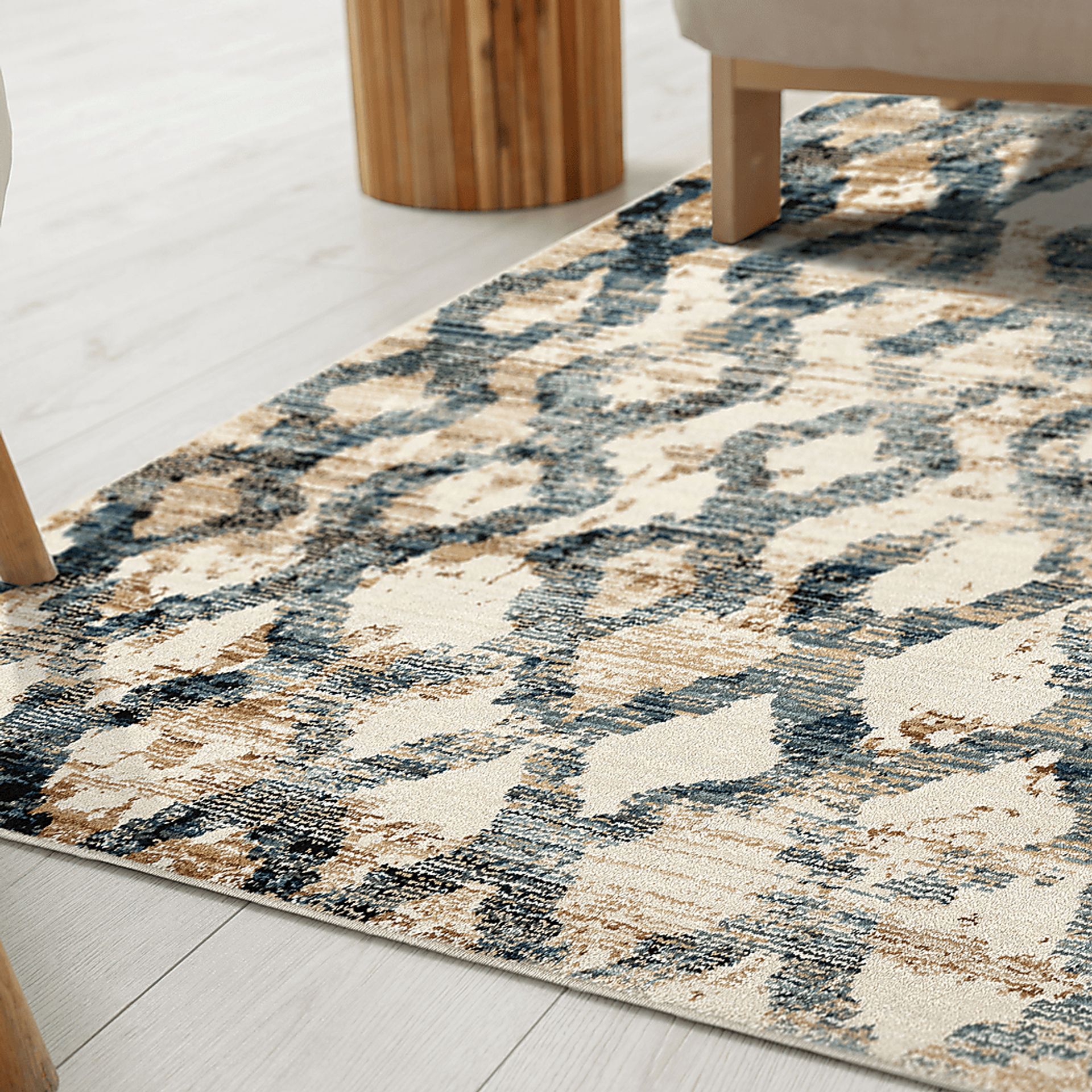 Mirano Blue 5'1 x 7'6 Rug - Image 3