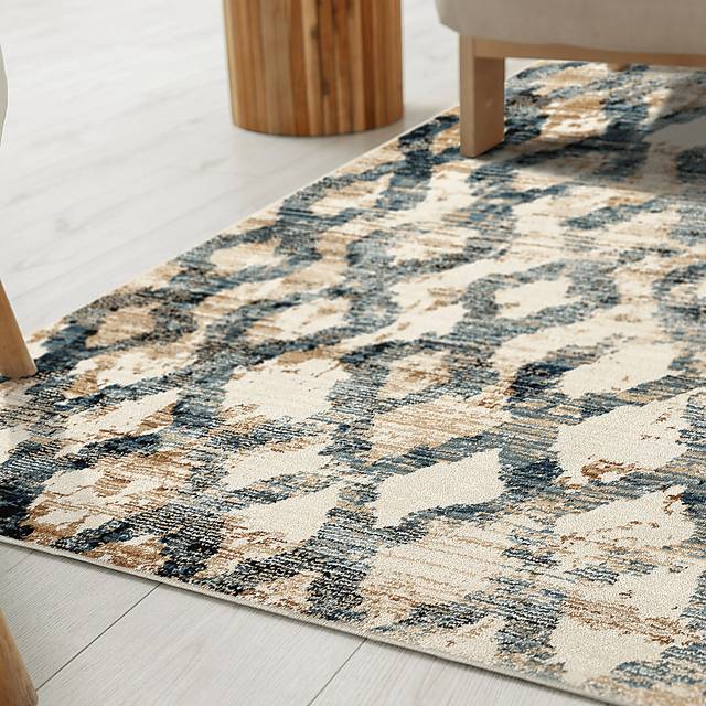 Mirano Blue 7'8 x 10'x10 Rug - Thumbnail - Image 3