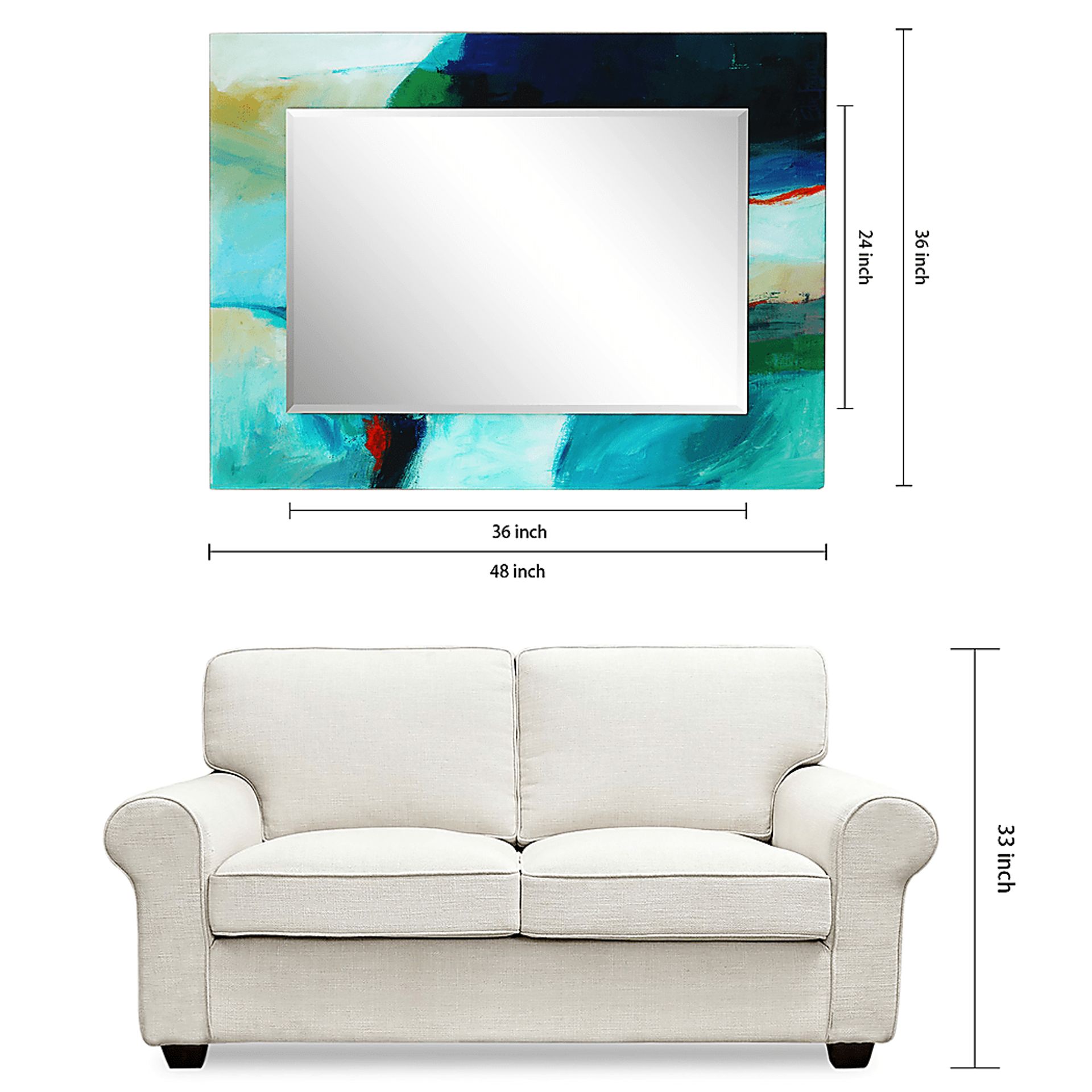 Miria Blue Mirror - Image 7
