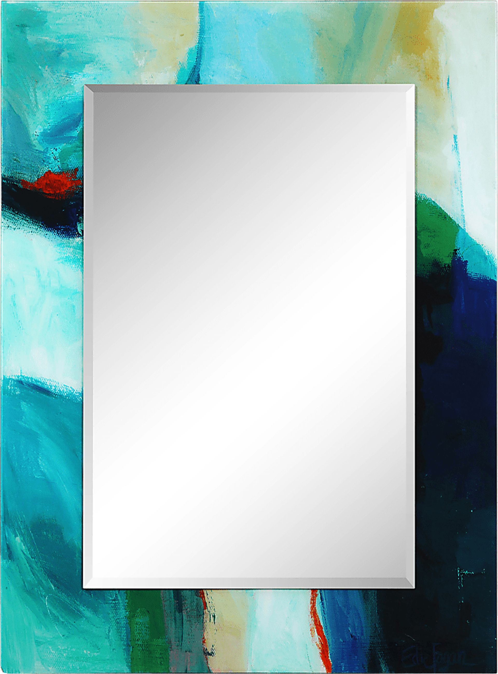Miria Blue Mirror - Image 1