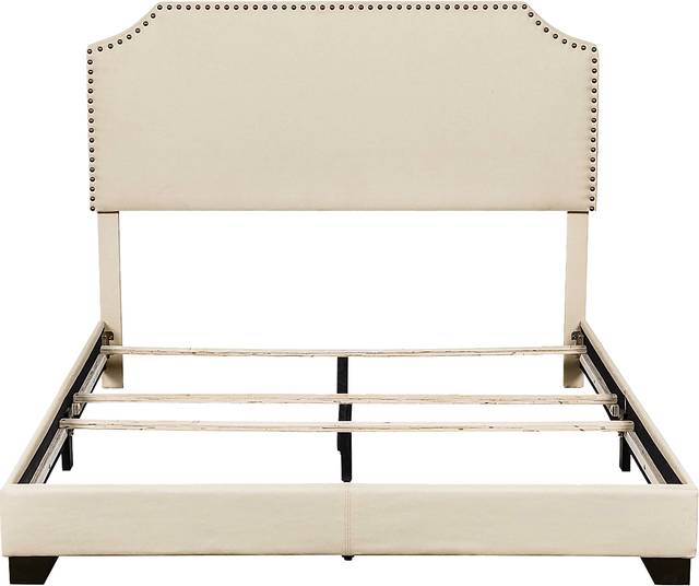 Miriam Beige Queen Bed - Thumbnail - Image 3