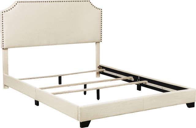 Miriam Beige Queen Bed - Thumbnail - Image 4