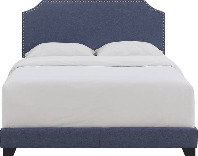 Miriam Blue Queen Bed - Thumbnail - Image 2