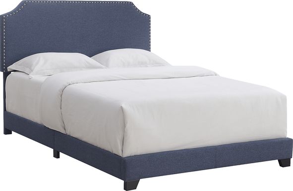 Miriam Blue Queen Bed