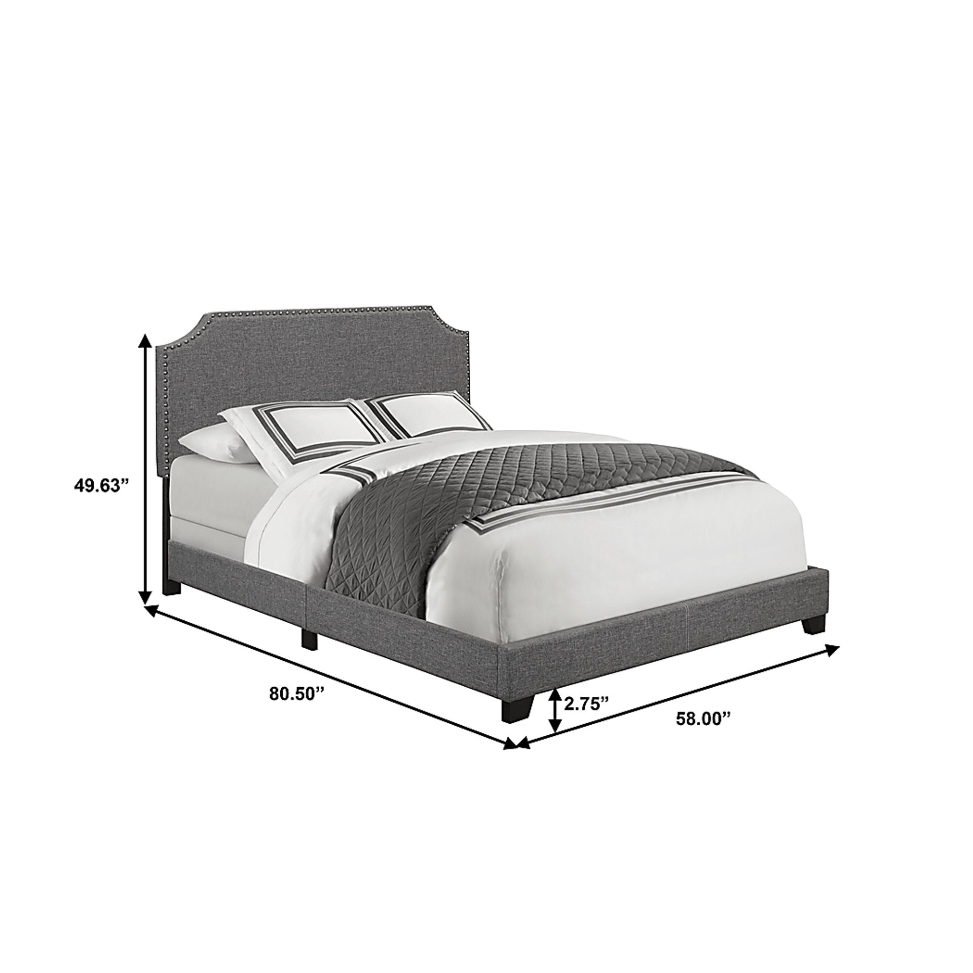 Miriam Gray Full Bed - Image 8