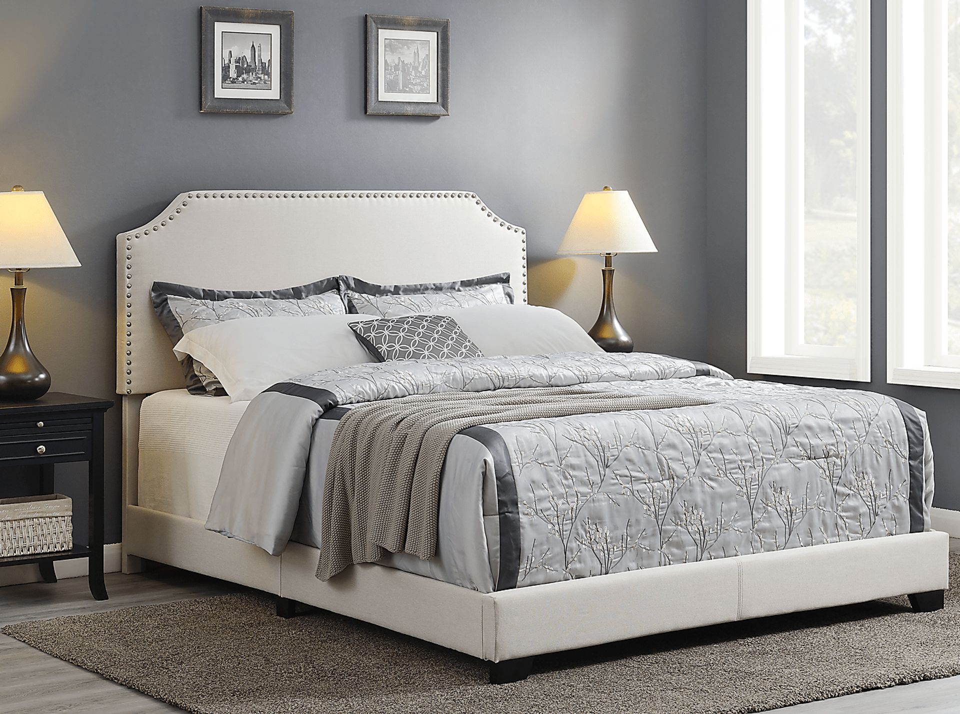 Miriam Gray King Bed - Image 9