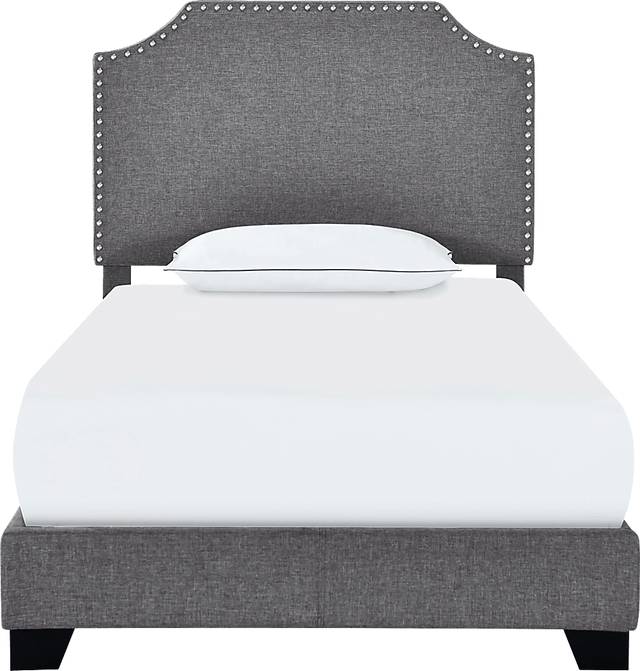 Miriam Gray Twin Bed - Thumbnail - Image 2