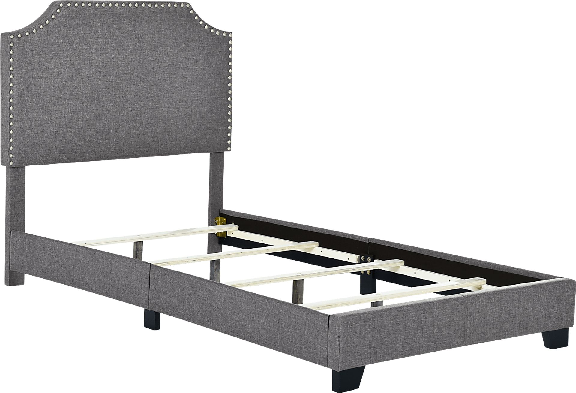 Miriam Gray Twin Bed - Image 3