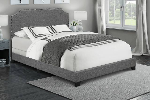Miriam Stone King Upholstered Bed - Thumbnail - Image 2