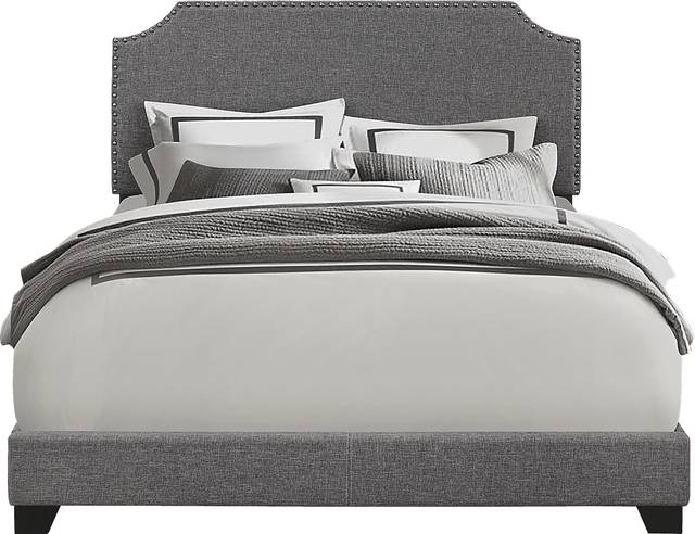 Miriam Stone King Upholstered Bed - Thumbnail - Image 1