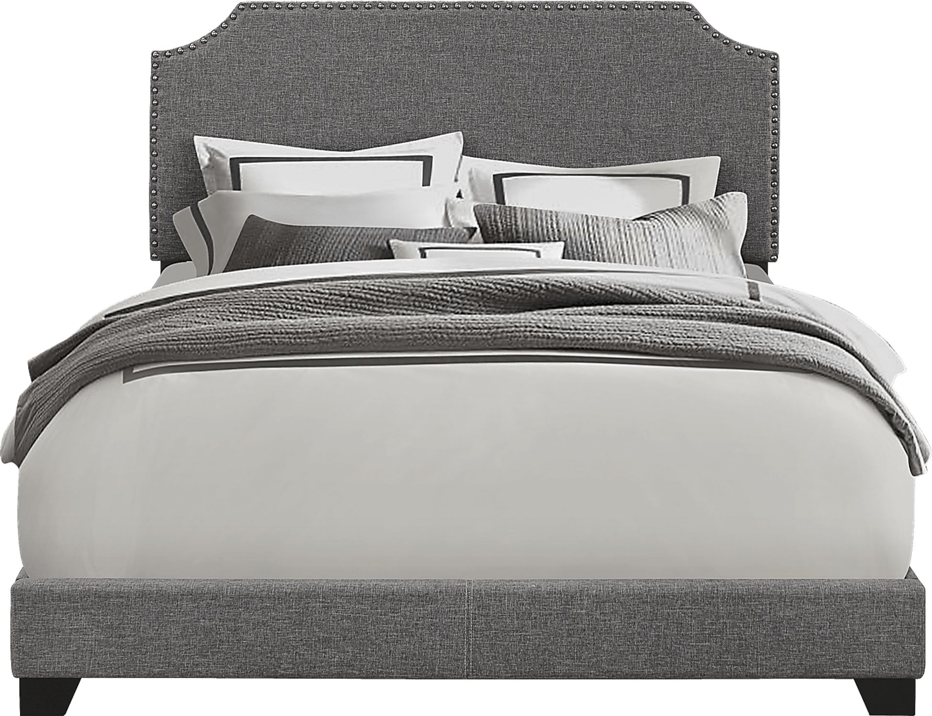Miriam Stone King Upholstered Bed - Image 1
