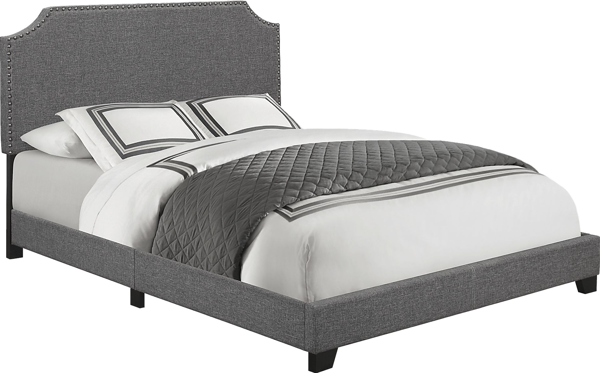 Miriam Stone Queen Upholstered Bed - Image 5