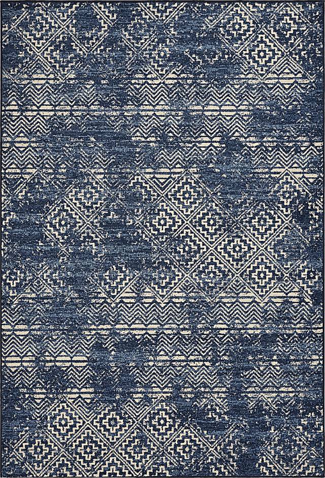 Mirren Blue 5'3 x 7'7 Rug - Thumbnail - Image 1