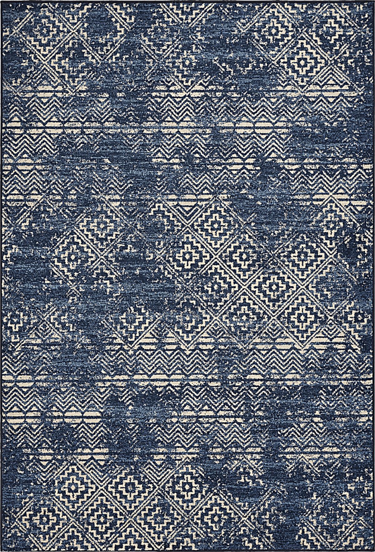 Mirren Blue Rug | Rooms to Go