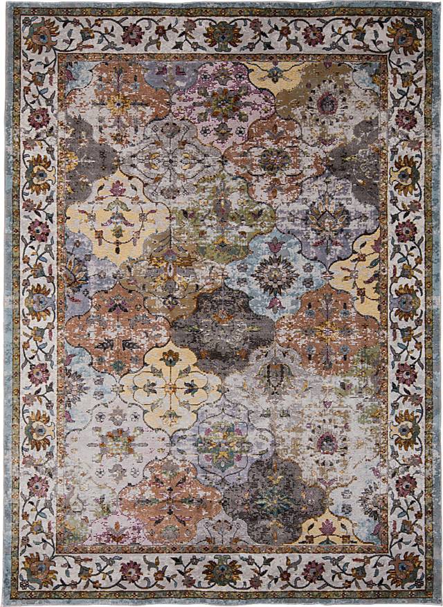 Mirza Cream 6'6 x 8'2 Rug - Thumbnail - Image 1