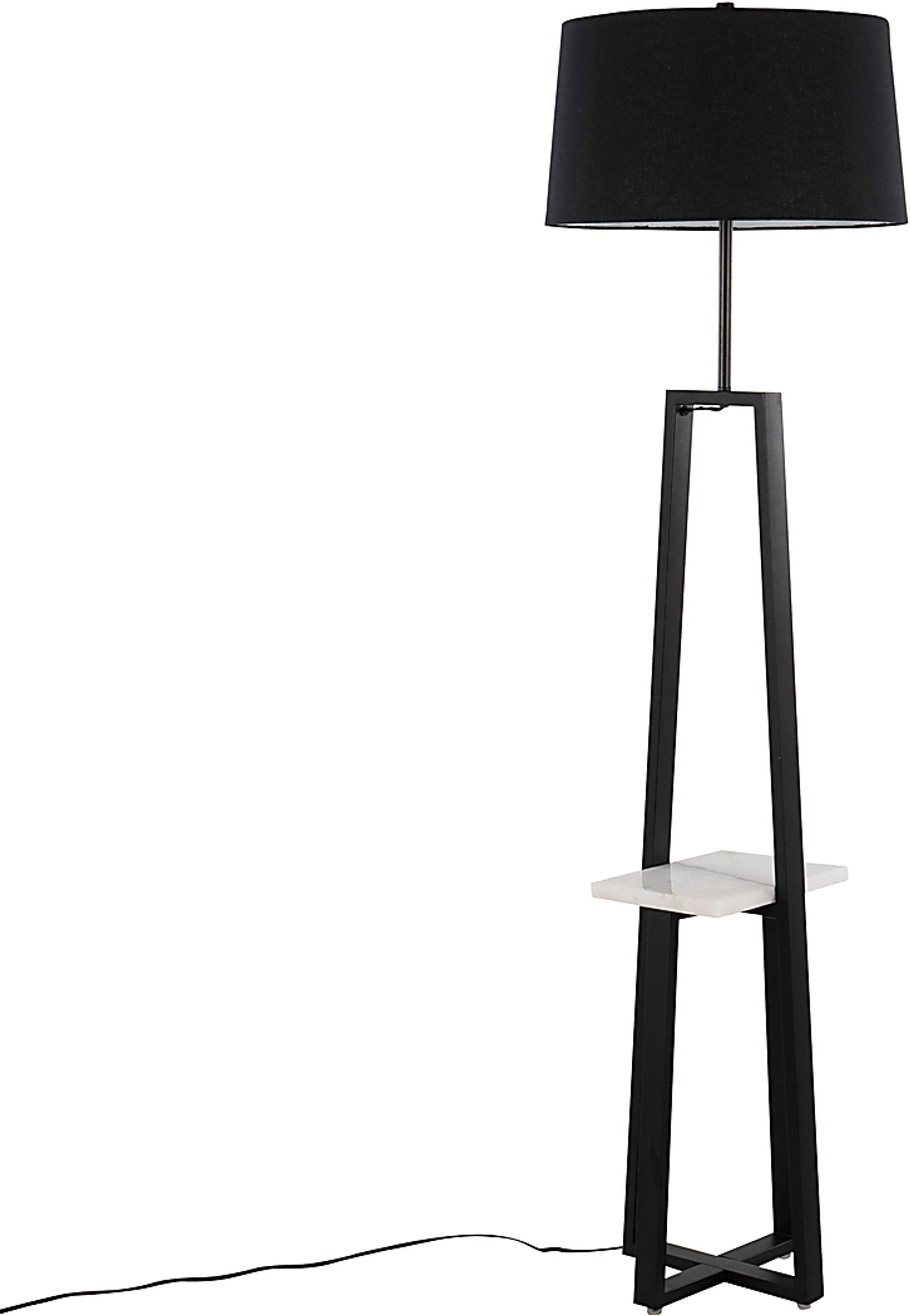 Misa Bend Black Floor Lamp - Image 4