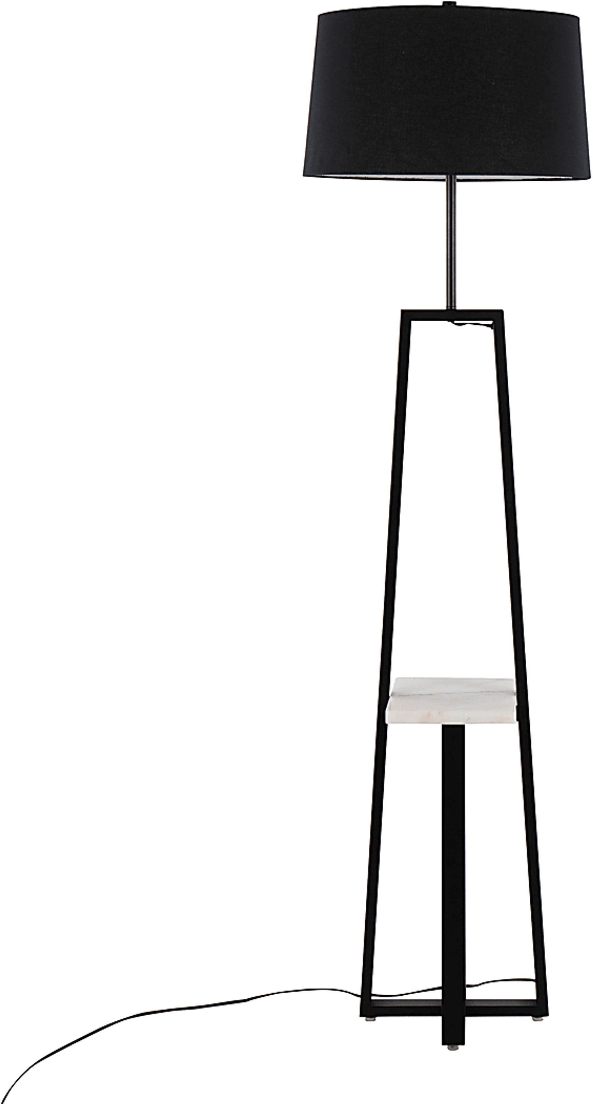 Misa Bend Black Floor Lamp - Image 5