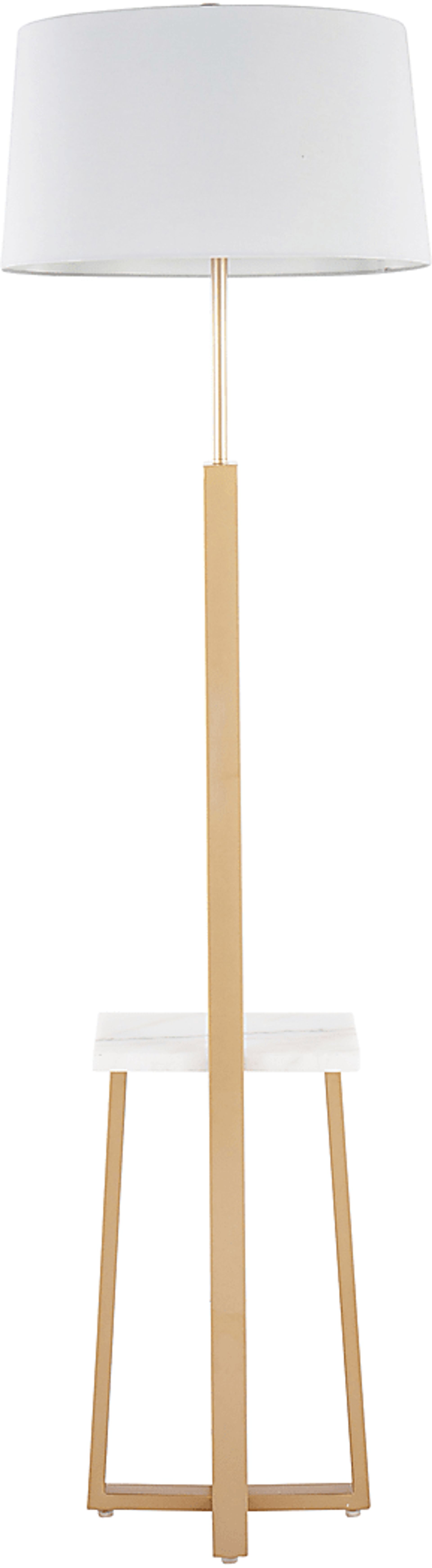 Misa Bend Gold Floor Lamp - Image 3