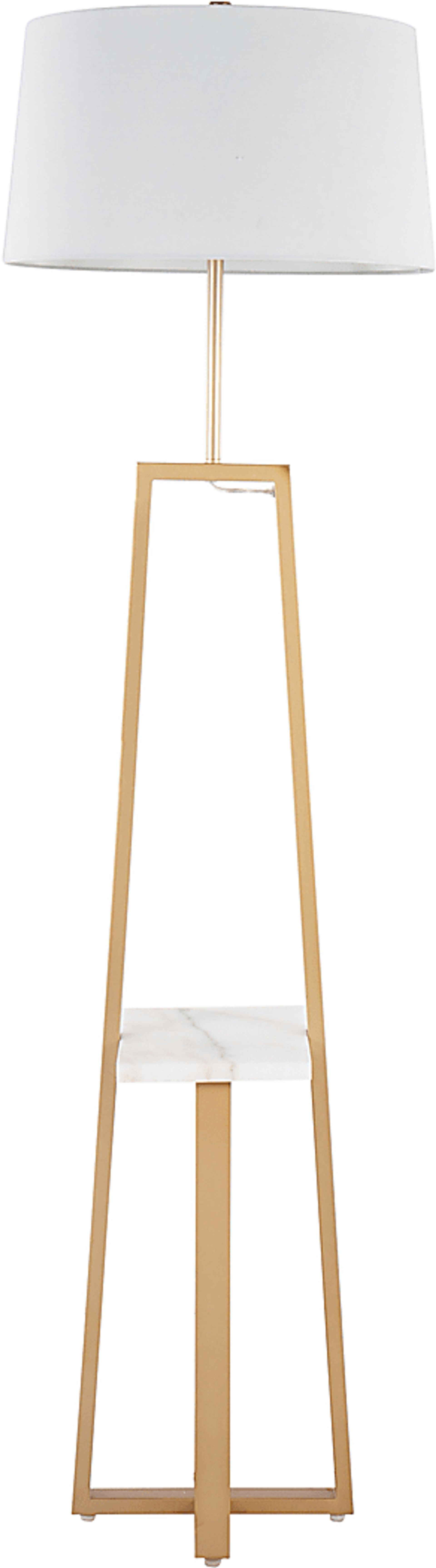 Misa Bend Gold Floor Lamp - Image 5